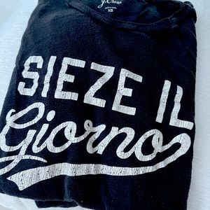 Comfy worn in T-shirt JCrew